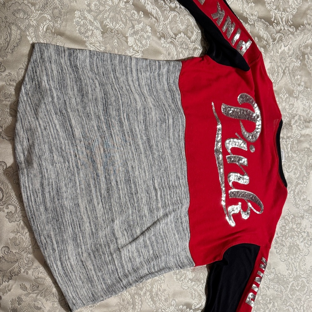 Victoria's Secret Pink Red and Black Tee